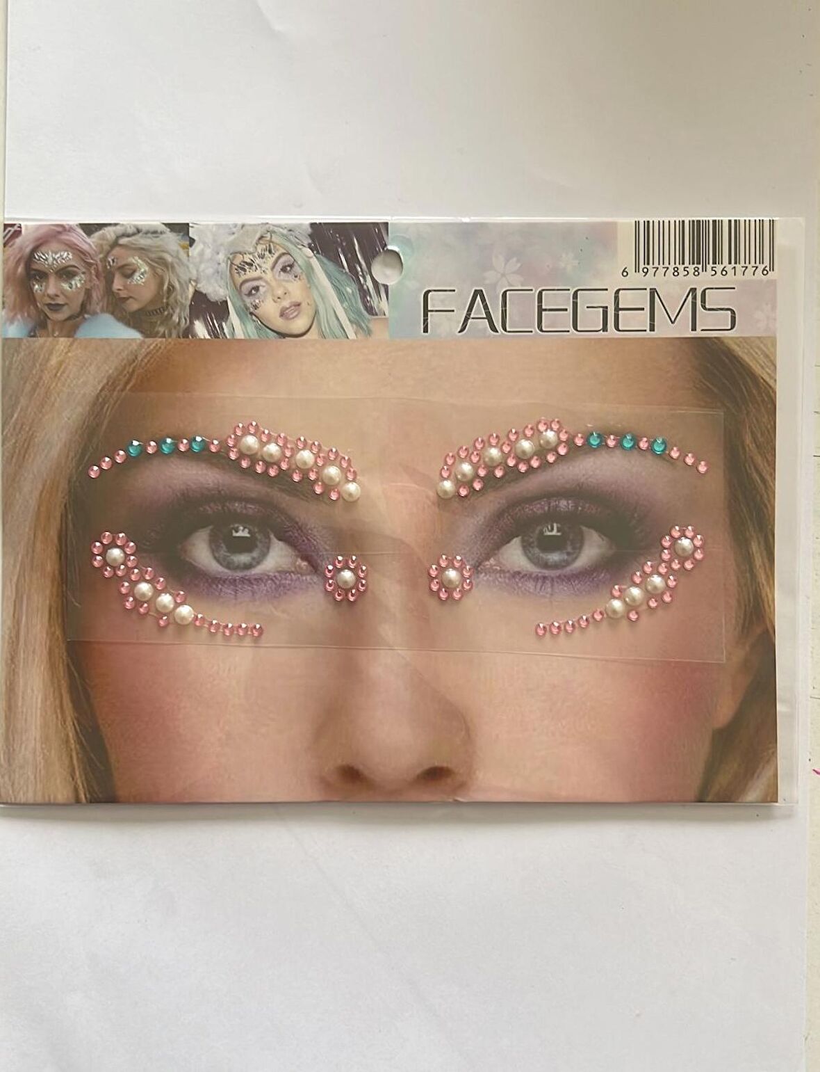 Face Gems Yüz Süsleme Taşı Vücut Kristali Model 25