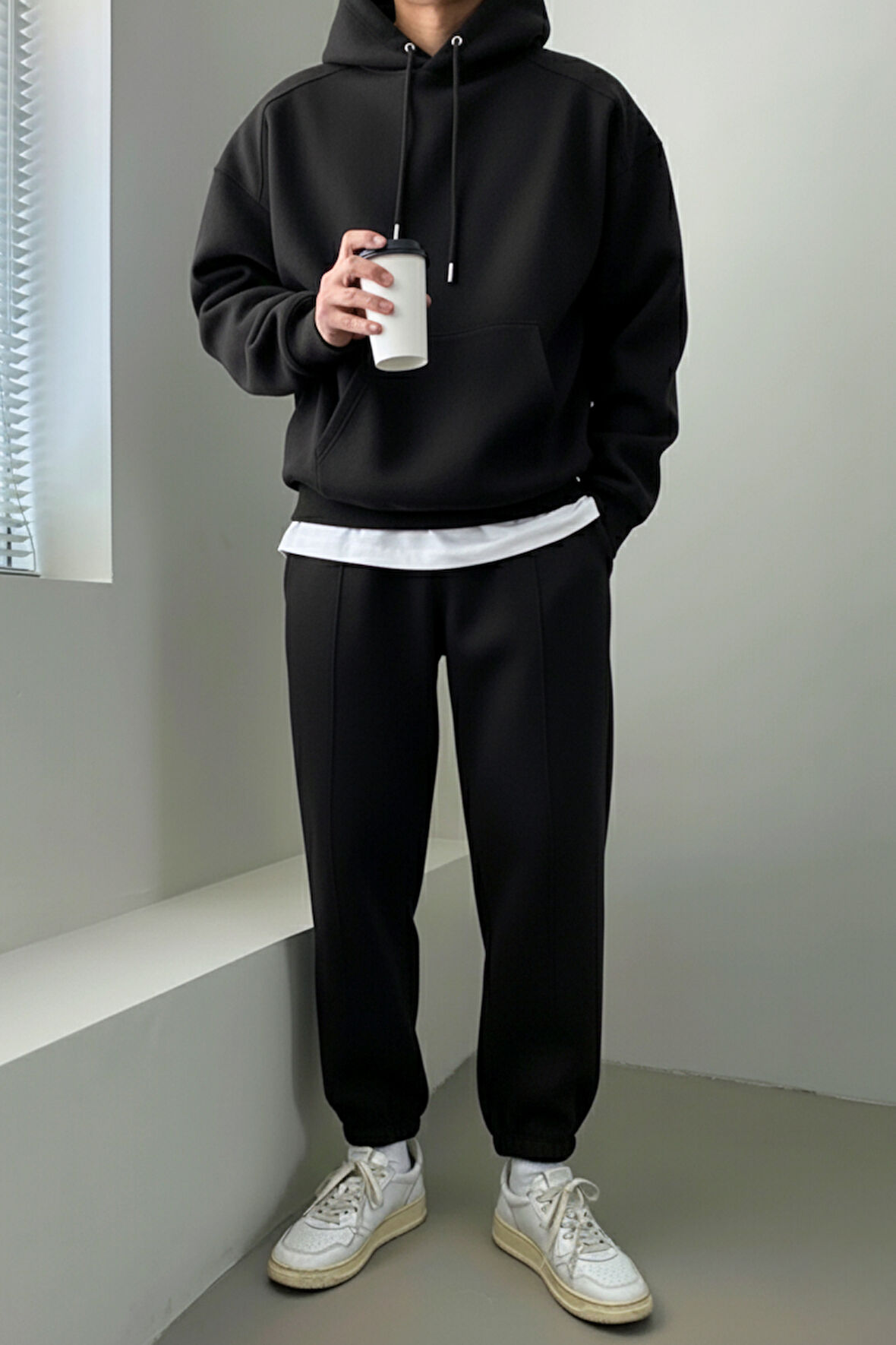 Genius Store Erkek Eşofman Takımı Şardonlu 3 İplik İçi Polarlı Günlük Eşofman Takımı 3İPLİK-TAKIM