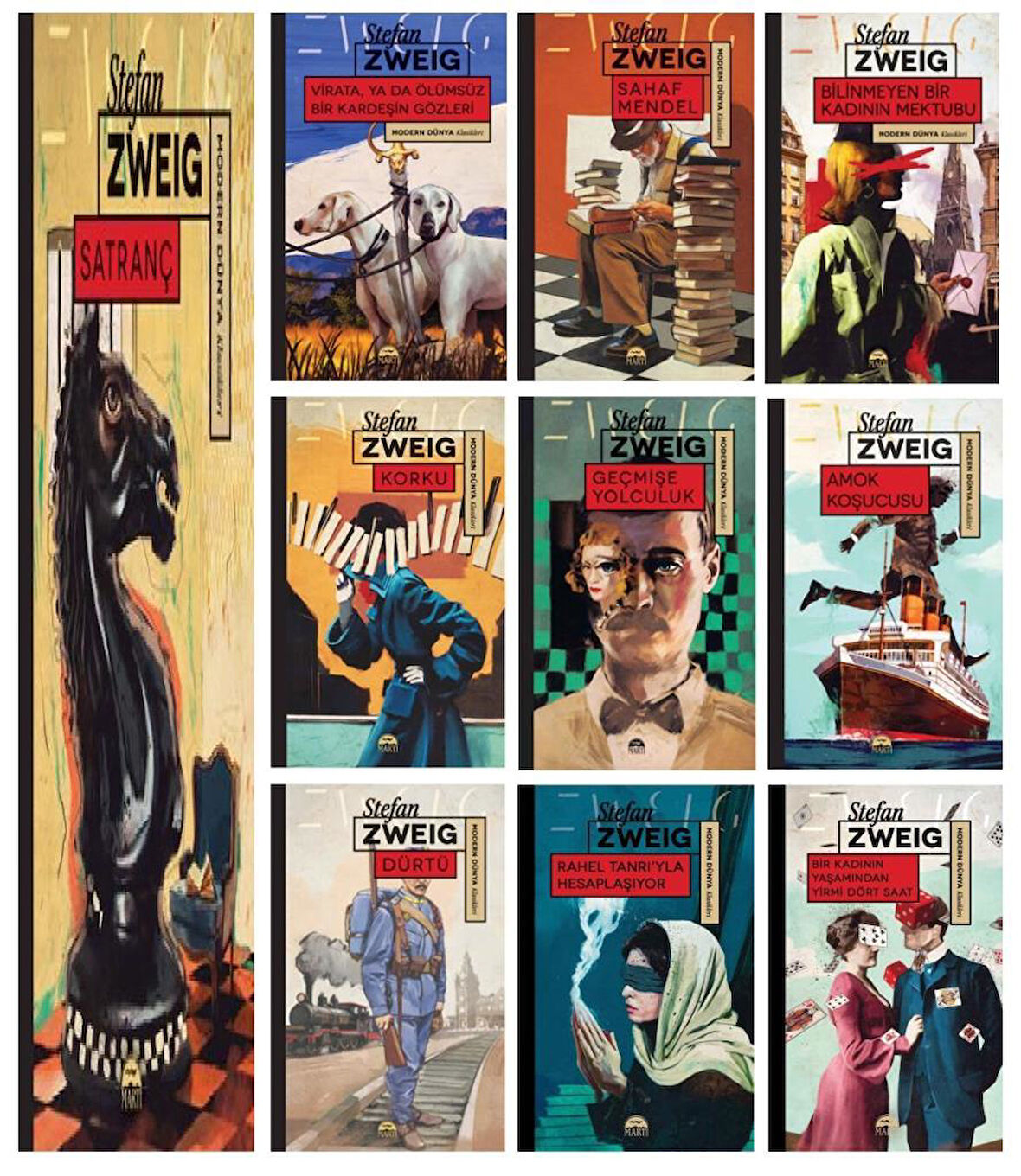 Martı Stefan Zweig Seti 10 Kitap