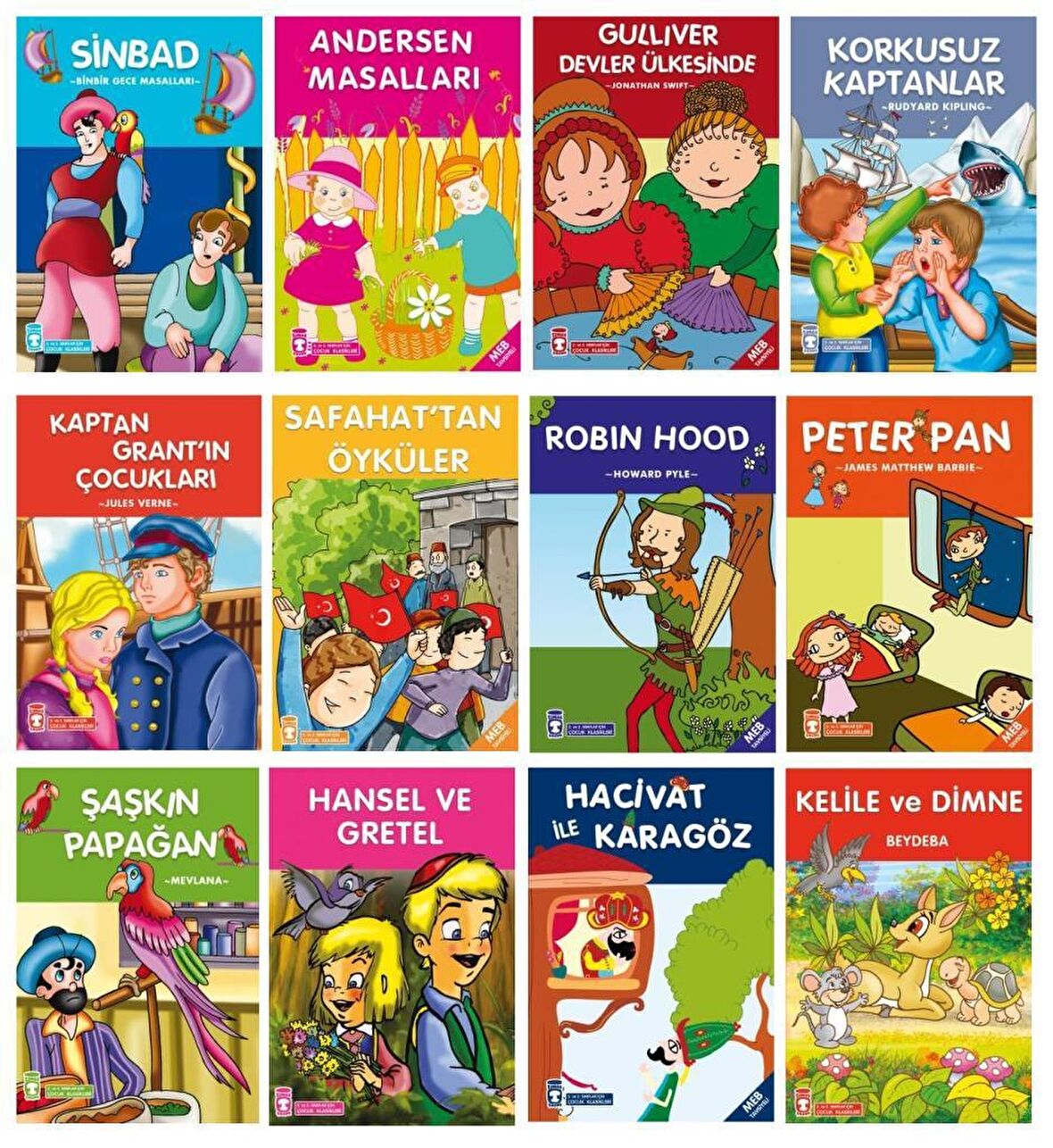 Timaş Çocuk Klasikleri Seti 12 Kitap