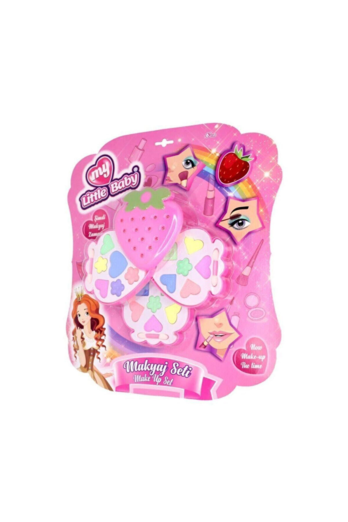 3 Katlı Çilek Makyaj Seti Kartella