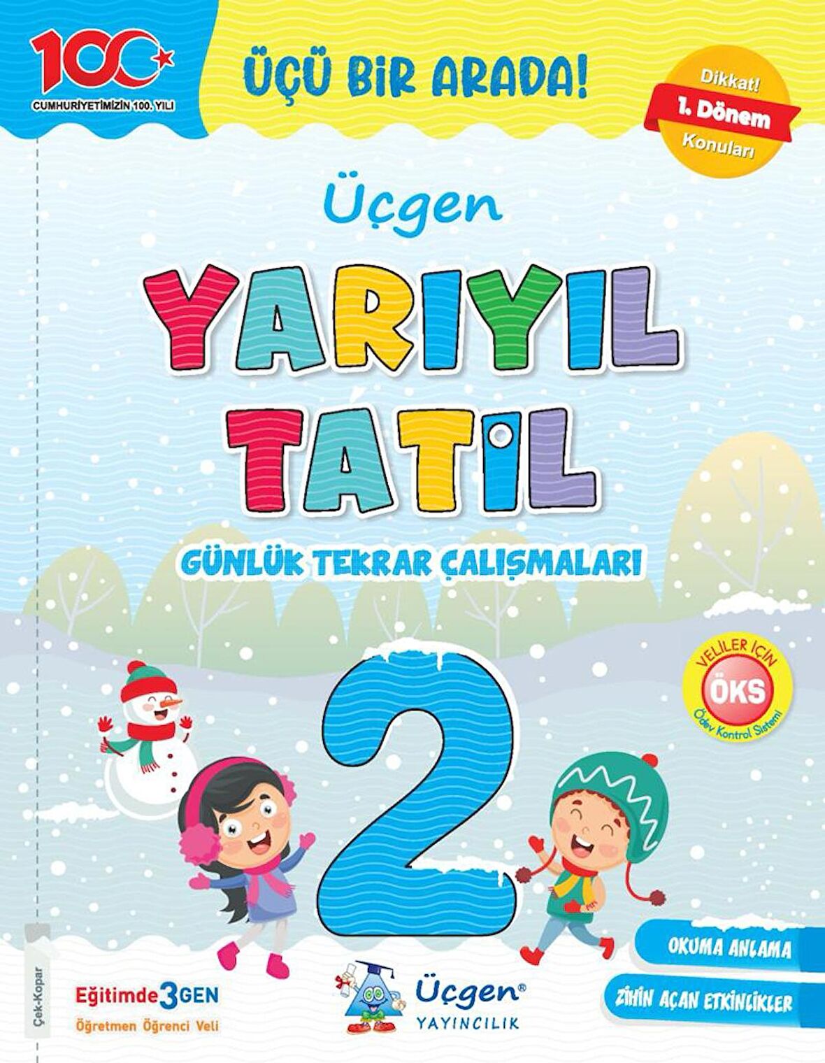 Üçgen 2.Sınıf Yarıyıl Tatil - Günlük Tekrar Çalışmaları 2023