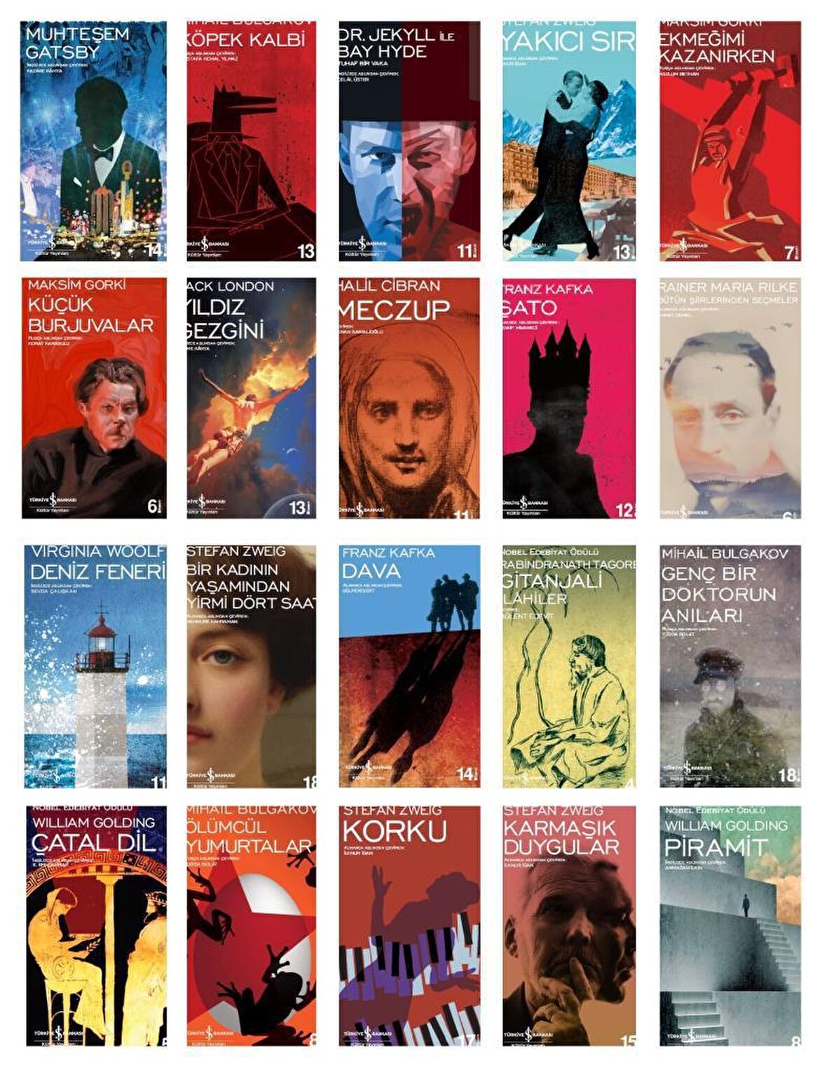 İş Bankası Modern Klasikler Seti 20 Kitap