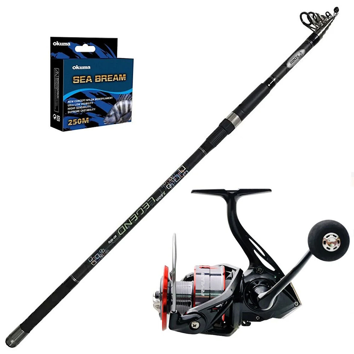 Ryuji Raptor 6000 - Kendo Legend 360cm Surf Olta Seti