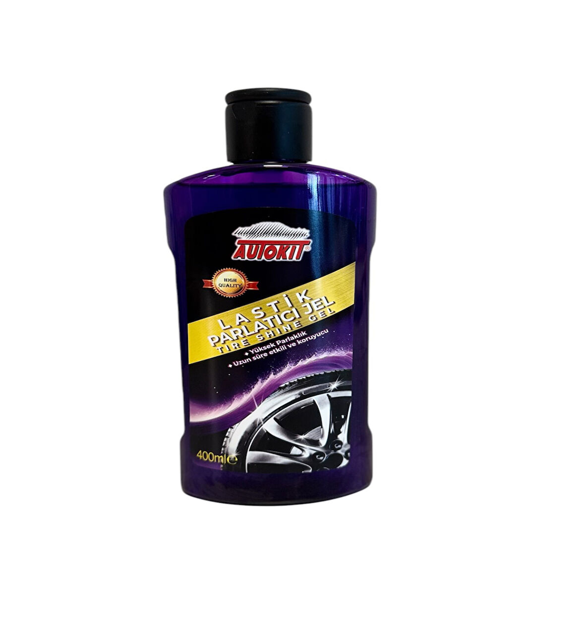OTO ARAÇ LASTİK PARLATICI JEL  1. KALİTE  400ML