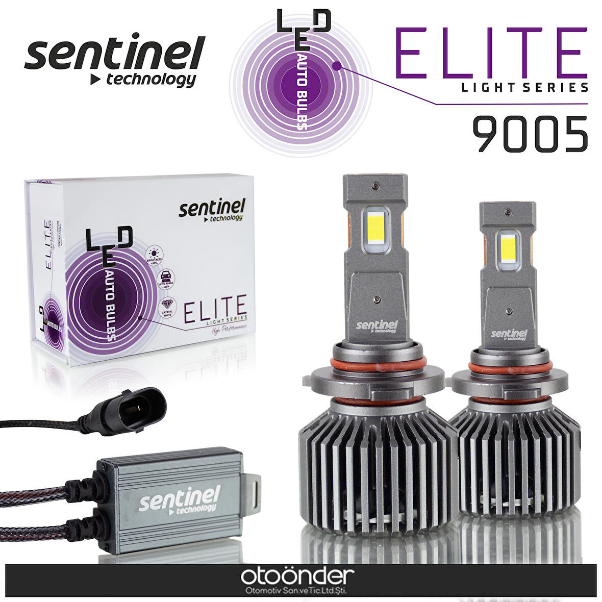 Elite Led Xenon Ampülü 65w 12v 12000 Lumen 6500 Kelvin Beyaz Işık  9005