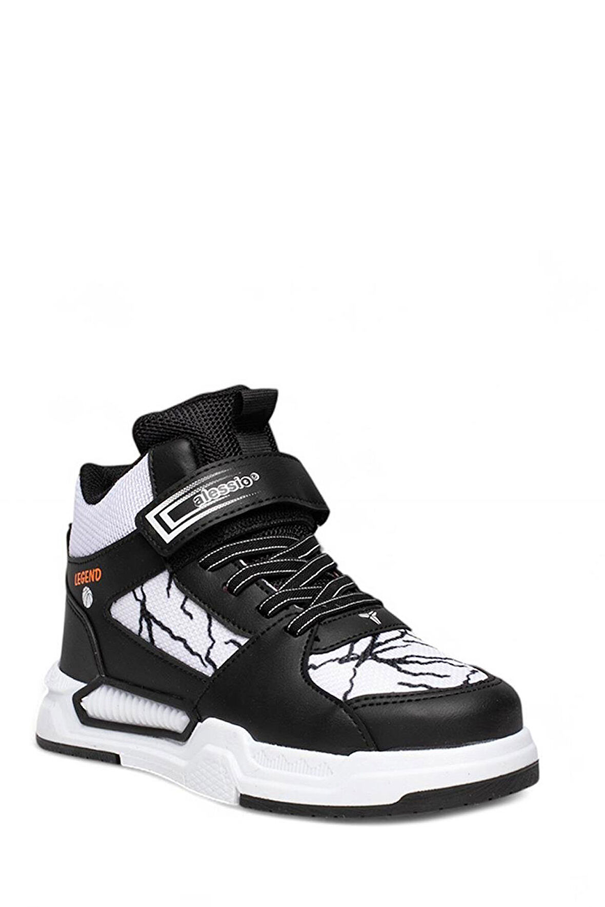 Çocuk Ortopedik Boğazlı Cırtlı  Sneaker Günlük  Spor Ayakkabı 4010-101-0005