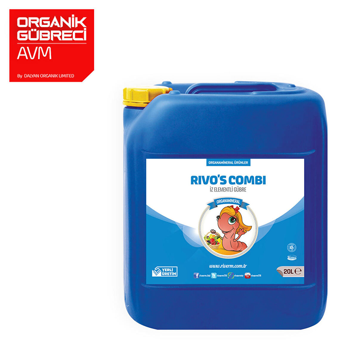 Riverm - Rivo’s – COMBI Organamineral Gübre 5L