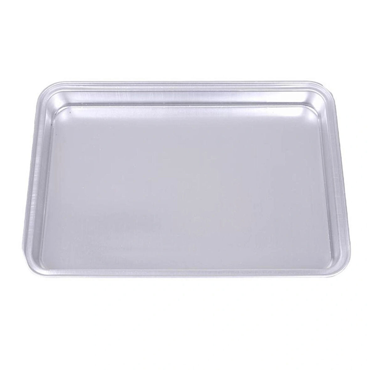 Almetal AL-KB.TK.KR.20.30.3 Alüminyum Köşeli Tek Kullanımlık Baklava Tepsi (Kordonlu-İnce) 20x30x3 cm