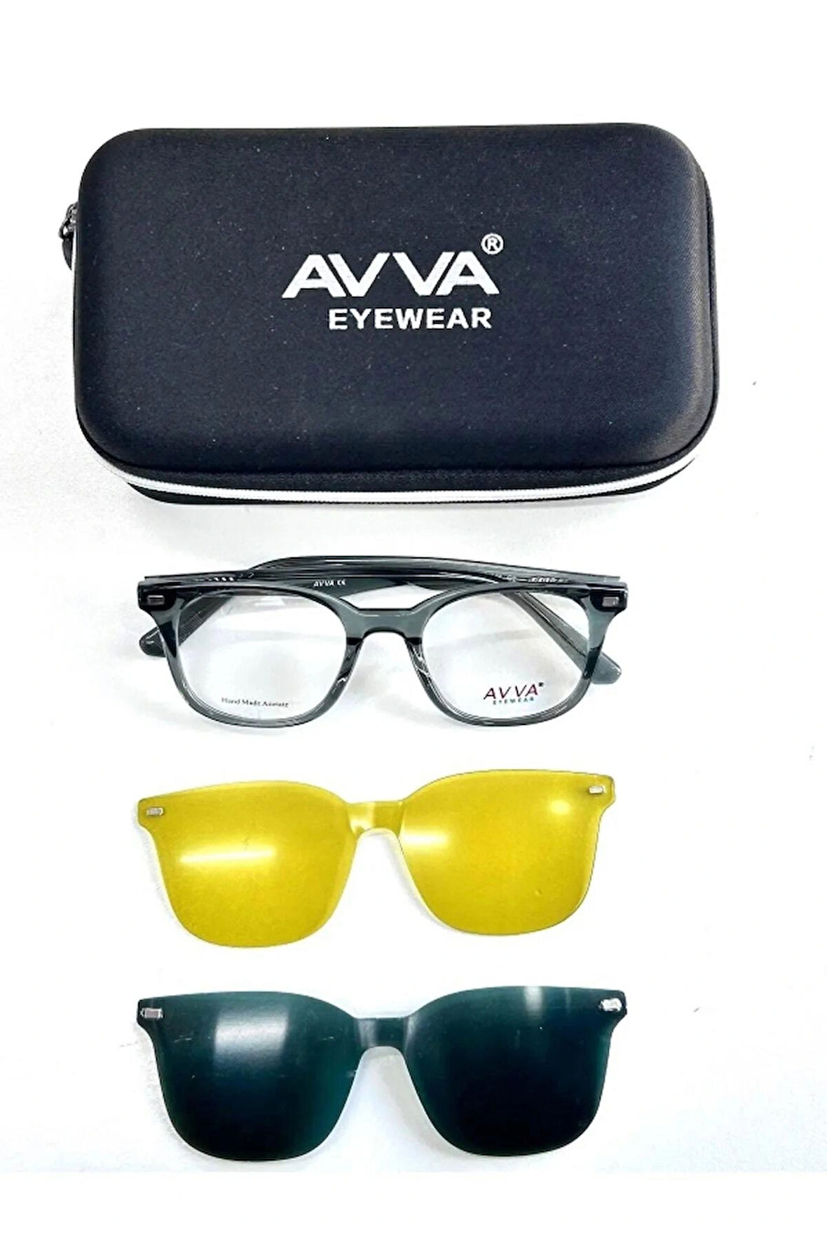 AVVA 9672 C2 POLARİZE&ANTİFAR KLİPSLİ ERKEK GÜNEŞ GÖZLÜĞÜ