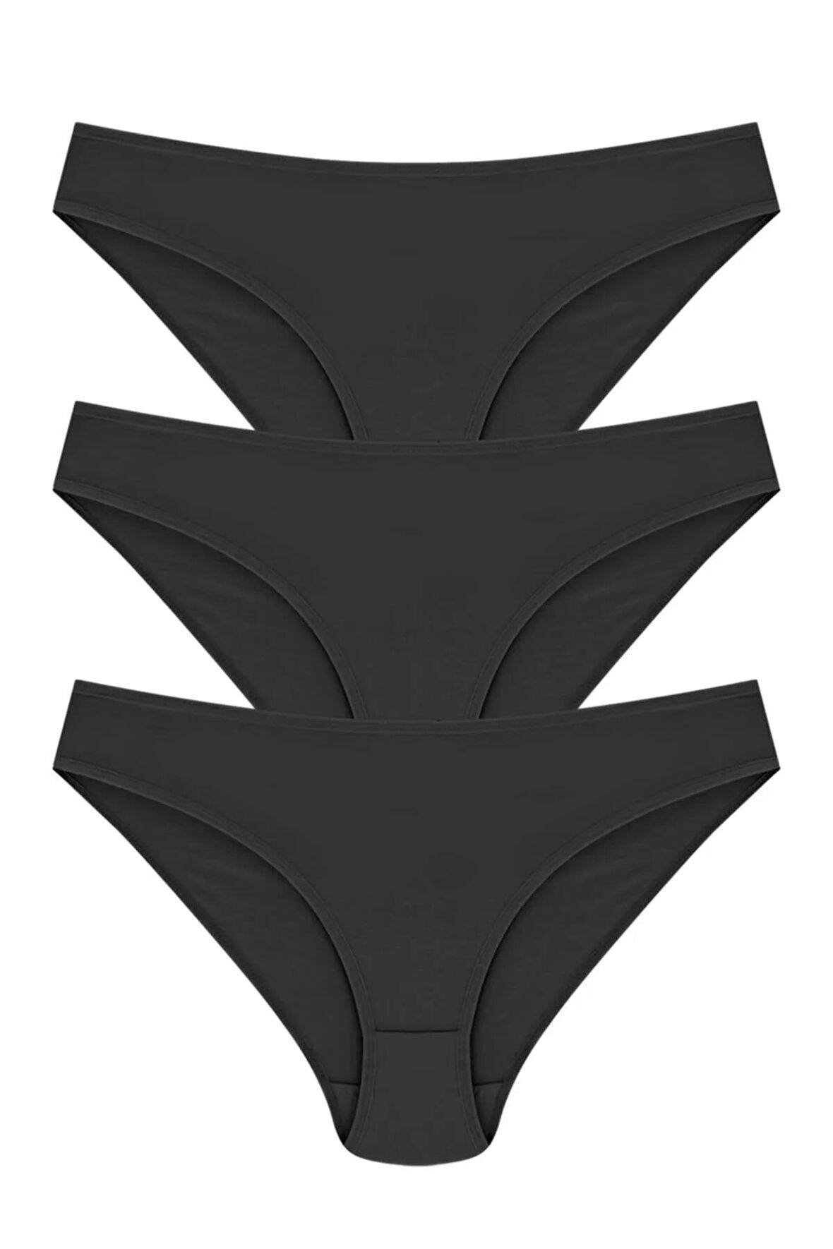 Bikini Model Külot 3'lü Paket %100 Pamuk