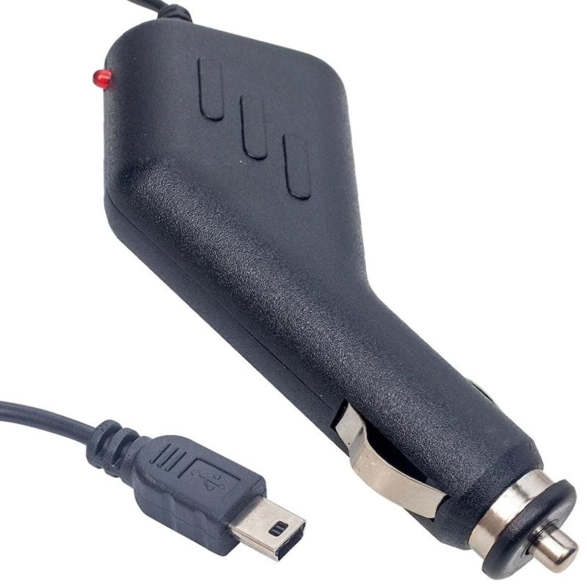 Kablolu Mini Usb 5 Pin 3 Metre 5 Volt 1 Amper Çakmak Fişli Adaptör Navıgasyonlar İçin*araç Kamera
