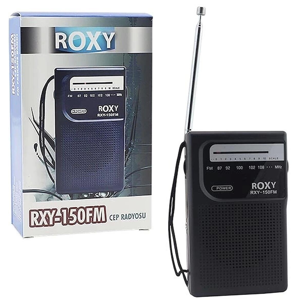 Roxy Rxy-150fm Cep Tipi Mini Analog Radyo