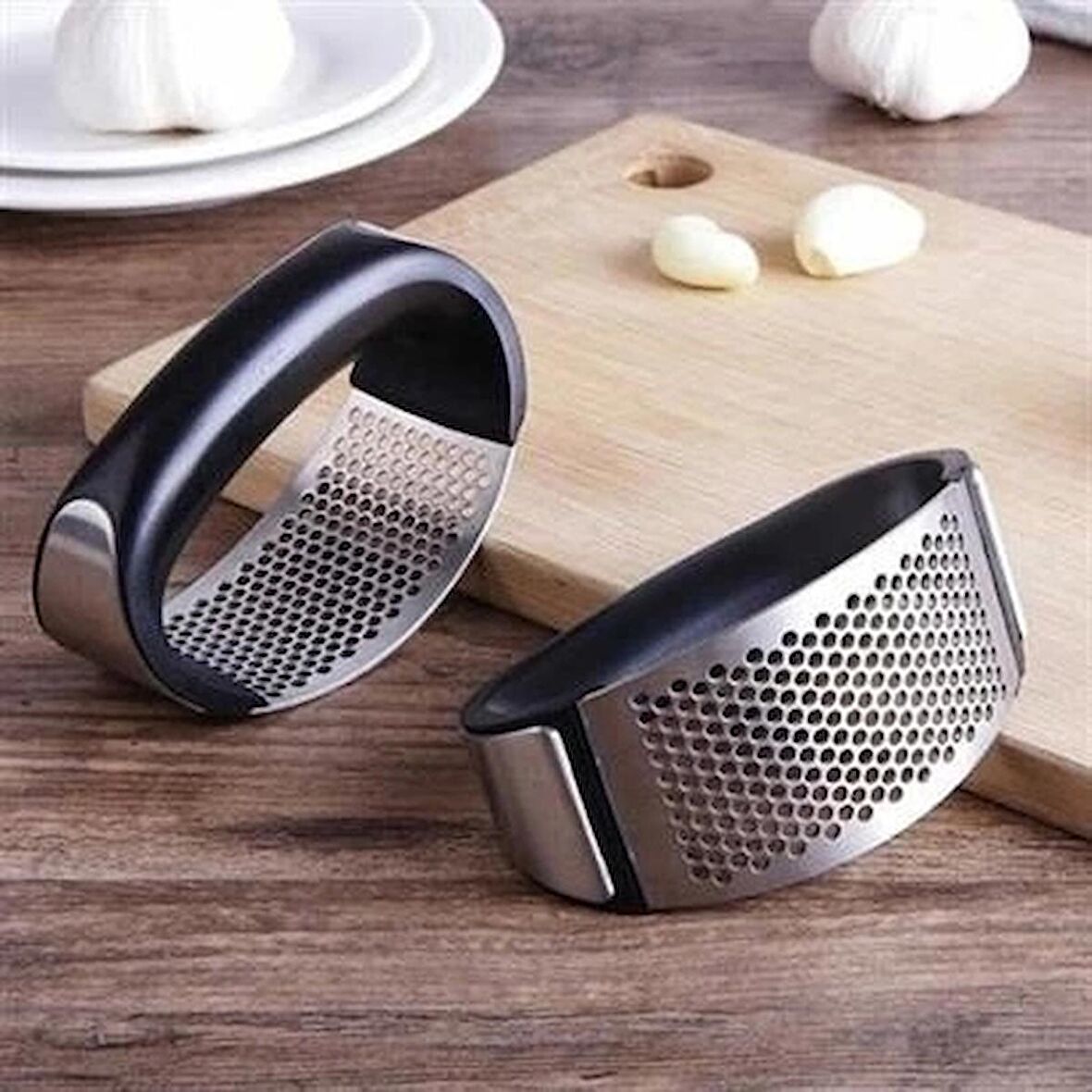 Yeni Sarımsak Ezici Paslanmaz Çelik Garlic Press