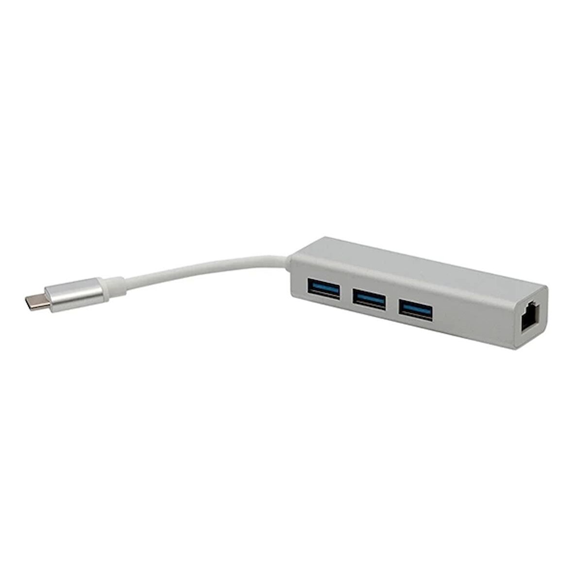 Pm-18229 Usb Type-c 3.0 3 Port Hub + Gıgabıt Ethernet Adaptör