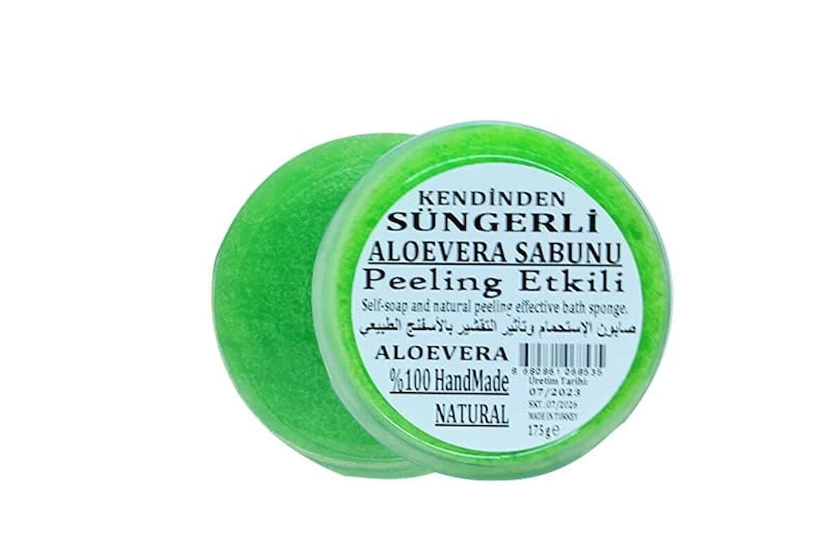 Süngerli Sabun Aloe vera