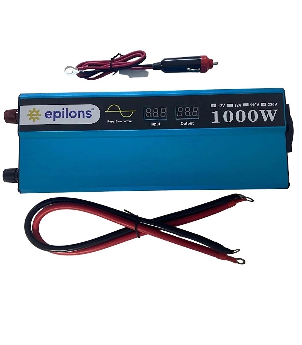 Epilons 12v 1000w Tam Sinus İnverter 220v Çevirici Taşınabilir Güç Kaynağı