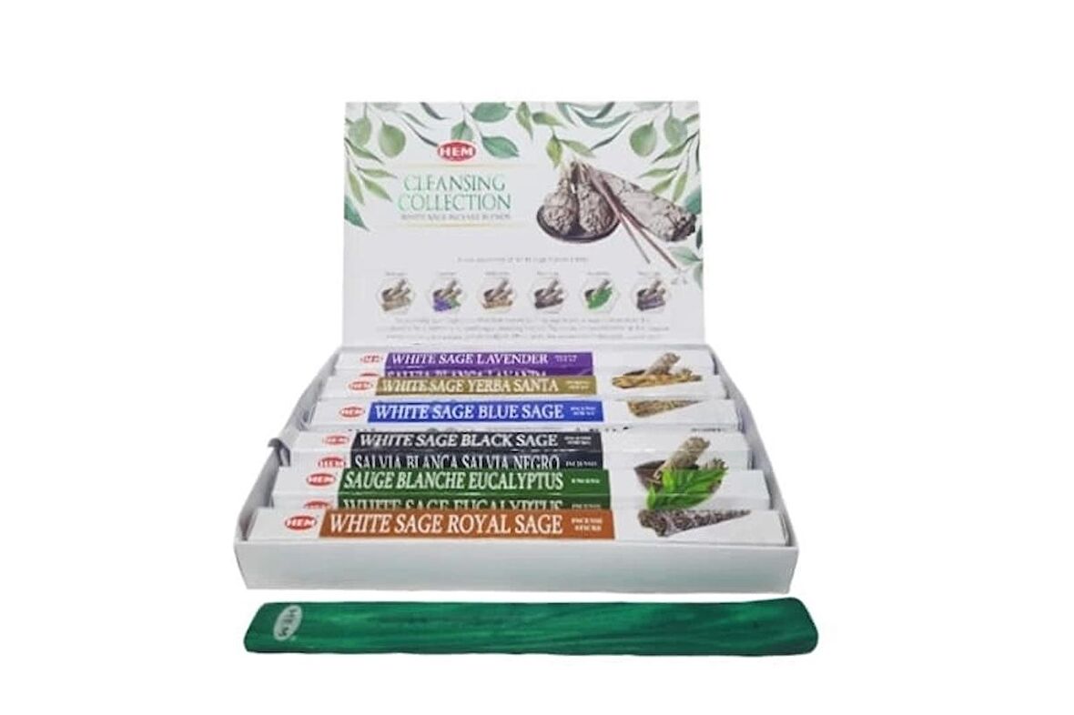 White Sage Cleansing Collection Hexa Tütsü Oda Kokusu Gift Pack