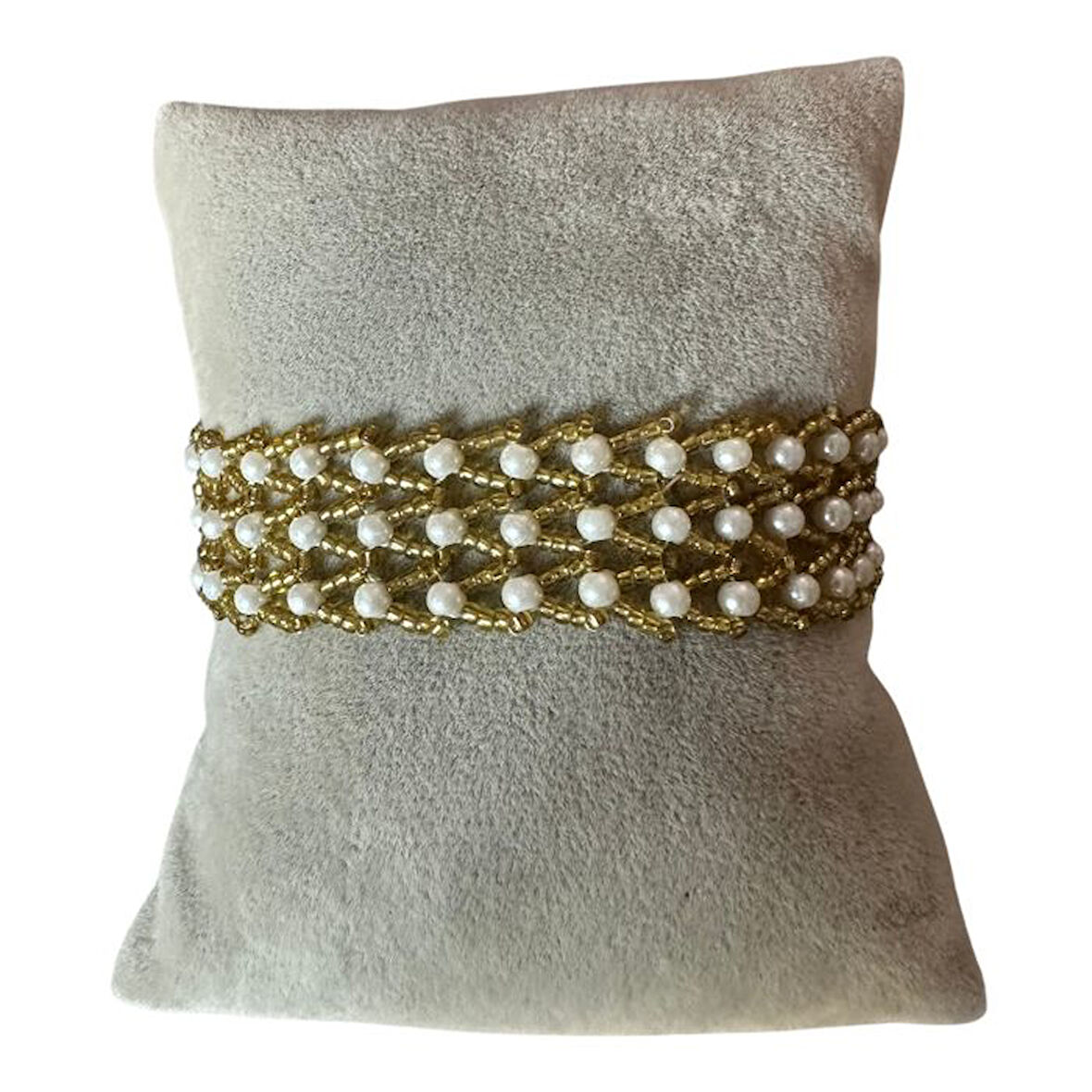 Uretti - Özlem 9422 1350 El Yapımı İncili Kum Boncuk Bileklik