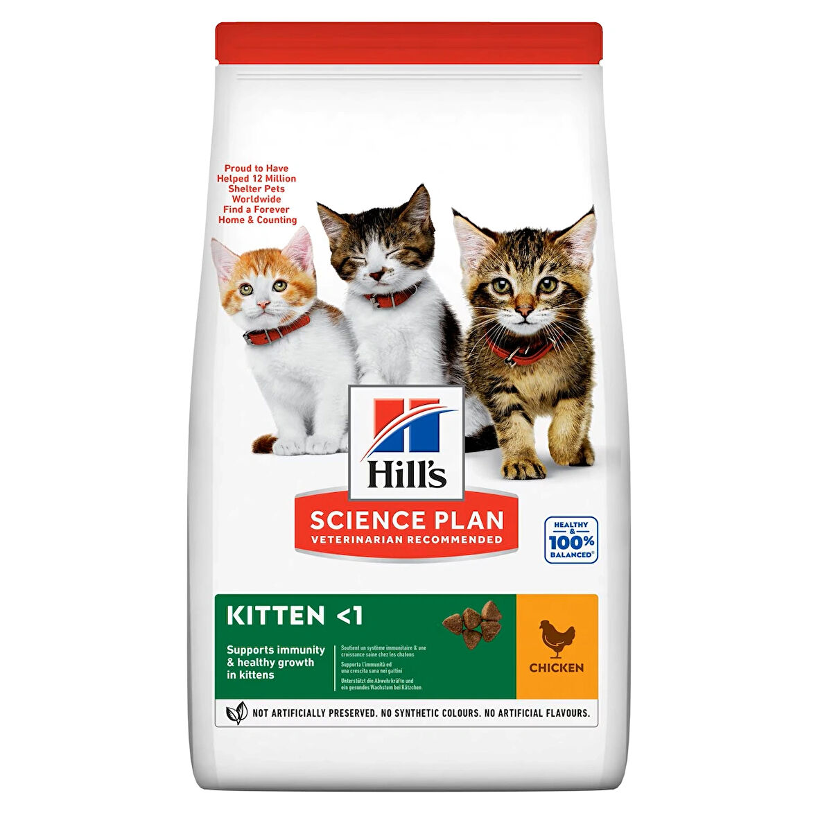 Hill's Science Plan Yavru Kedi Maması 1.5 Kg + Yaş Mama 85 Gr Hediye