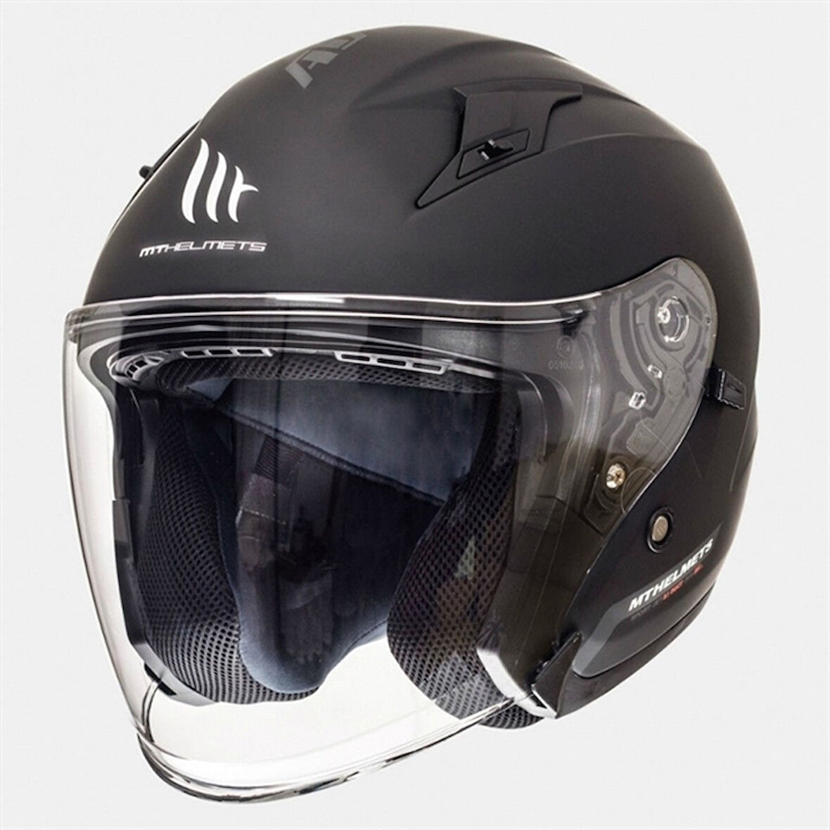Mt Avenue Sv Solıd Yarım Yazlık Kask Mat Siyah X-small