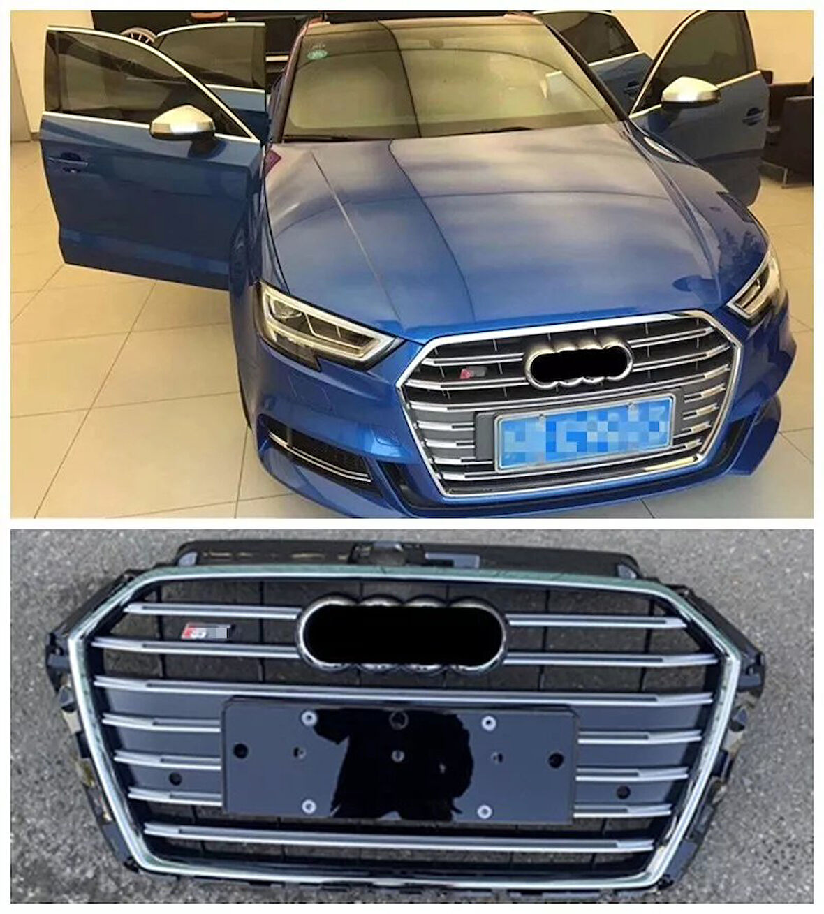Audi A3 Uyumlu S3 Panjur 2016-2020 arası uyumlu (Makyajlı Kasa)