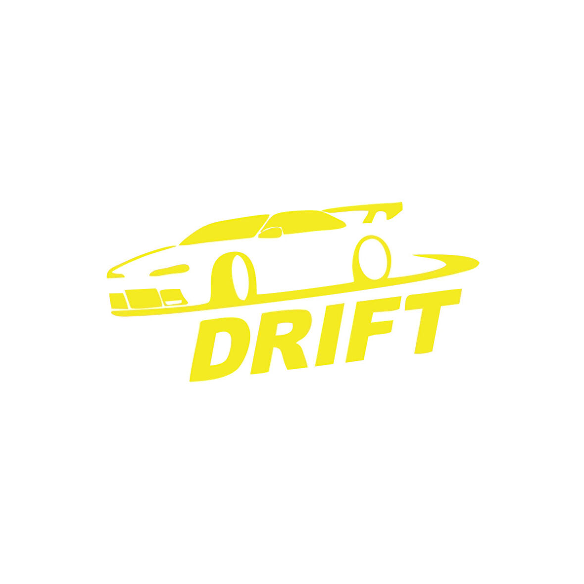 Drit Araba Sticker17x17 Cm Sarı