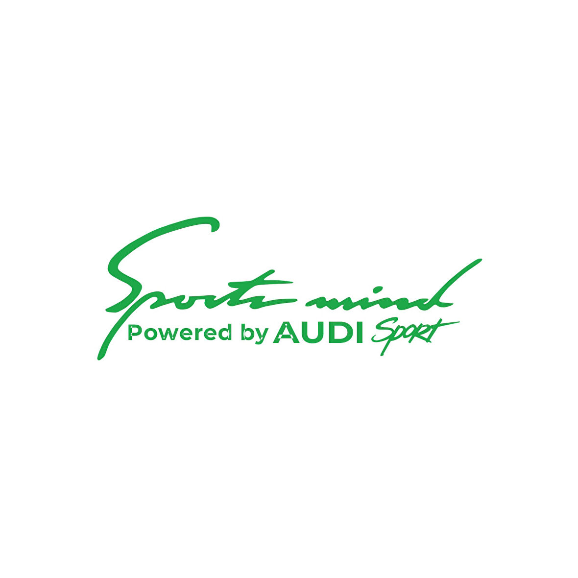 Sports Mind Audi Sports Sticker 17x17 Cm Yeşil
