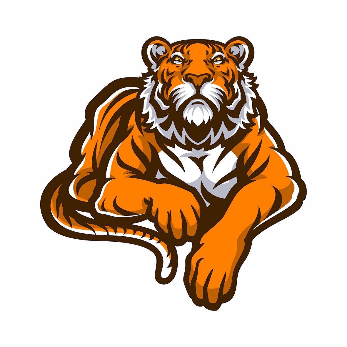 Kaplan 2 Sticker 10x10 cmRenkli Sticker