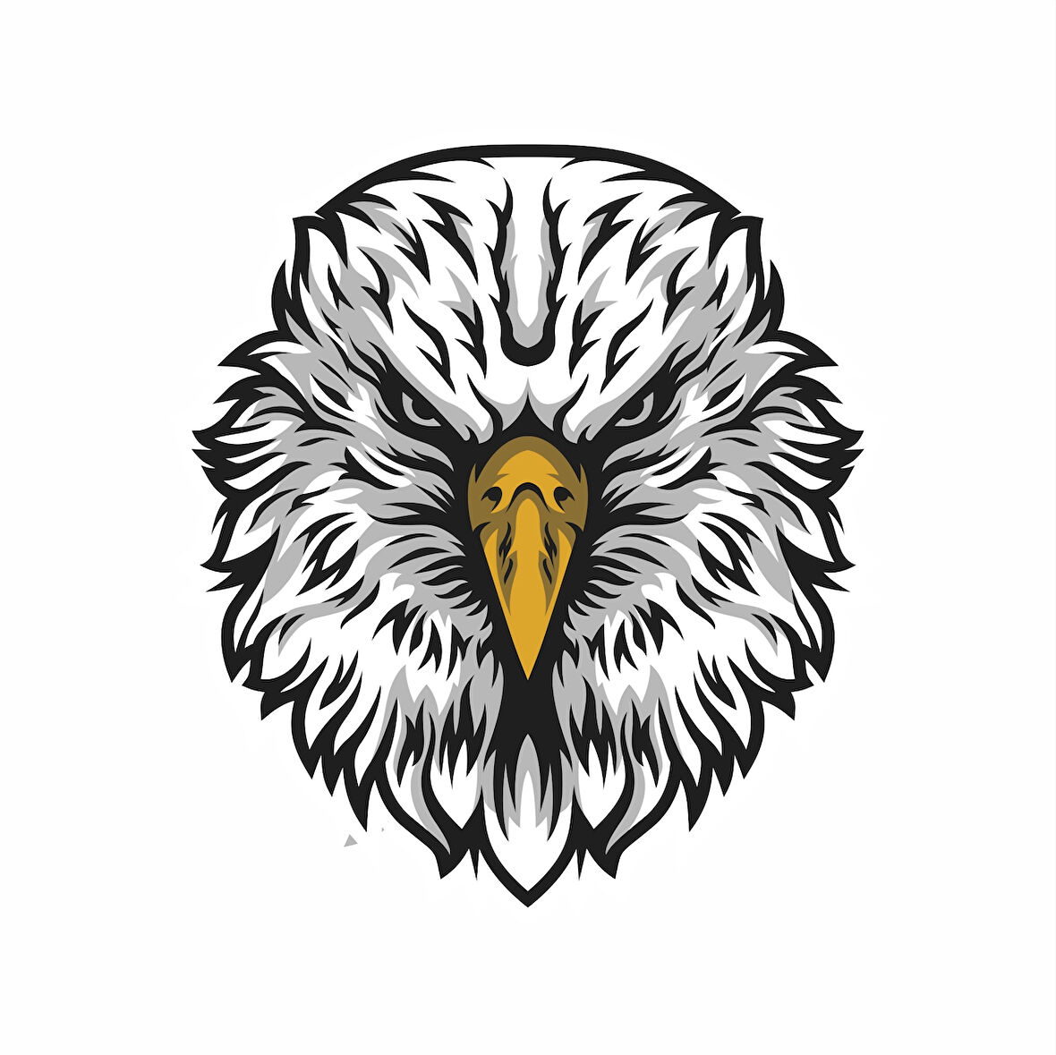 Kartal Sticker 10x10 cmRenkli Sticker