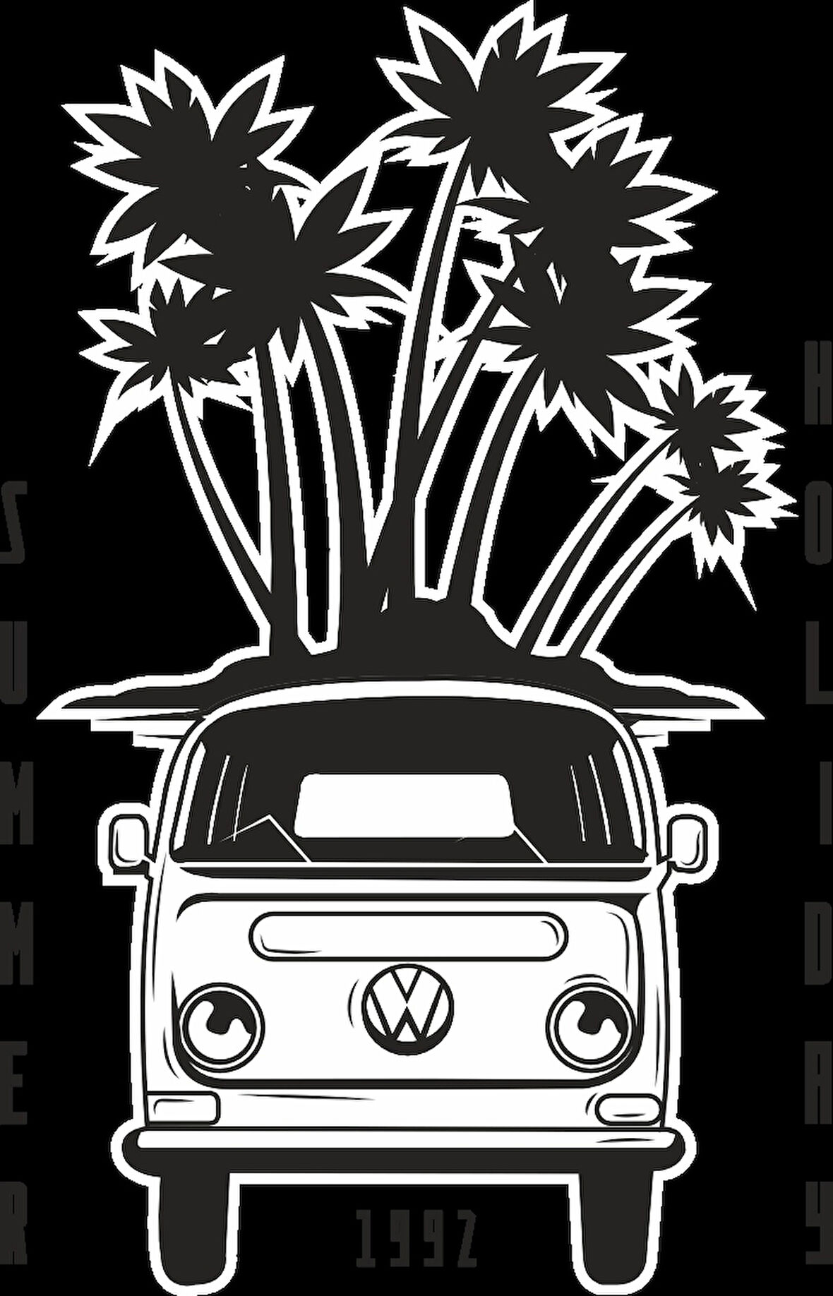 kARAVAN ve Tatil Sticker 10x10 cmRenkli Sticker