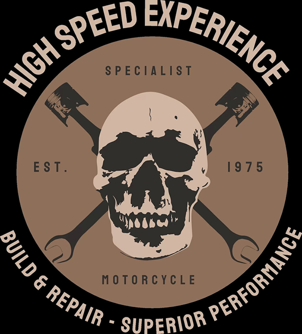 Kurukafa Specialist Motorcycle Sticker 10x10 cmRenkli Sticker