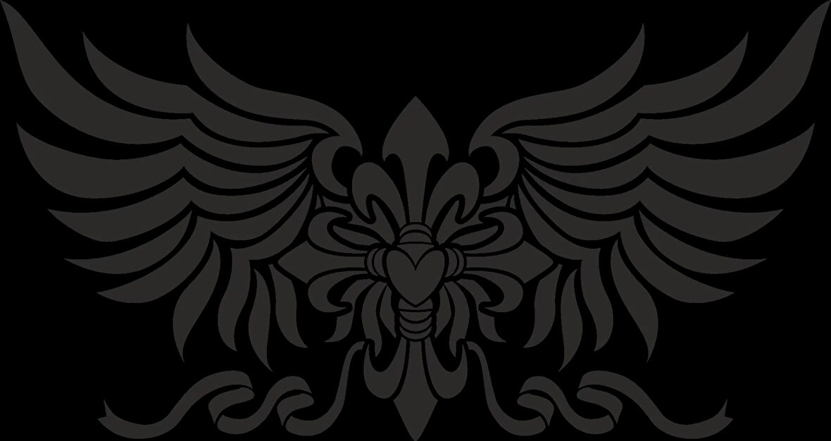 Kanatlar Sticker 10x10 cmRenkli Sticker