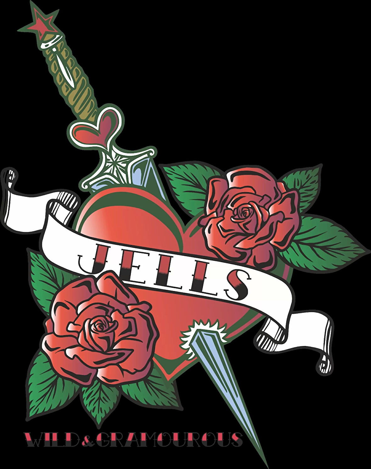 Jells Sticker 10x10 cmRenkli Sticker