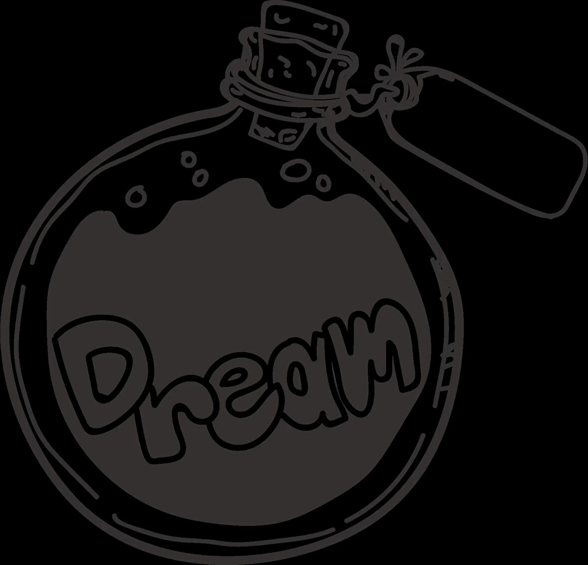İksir Dream Sticker 10x10 cmRenkli Sticker