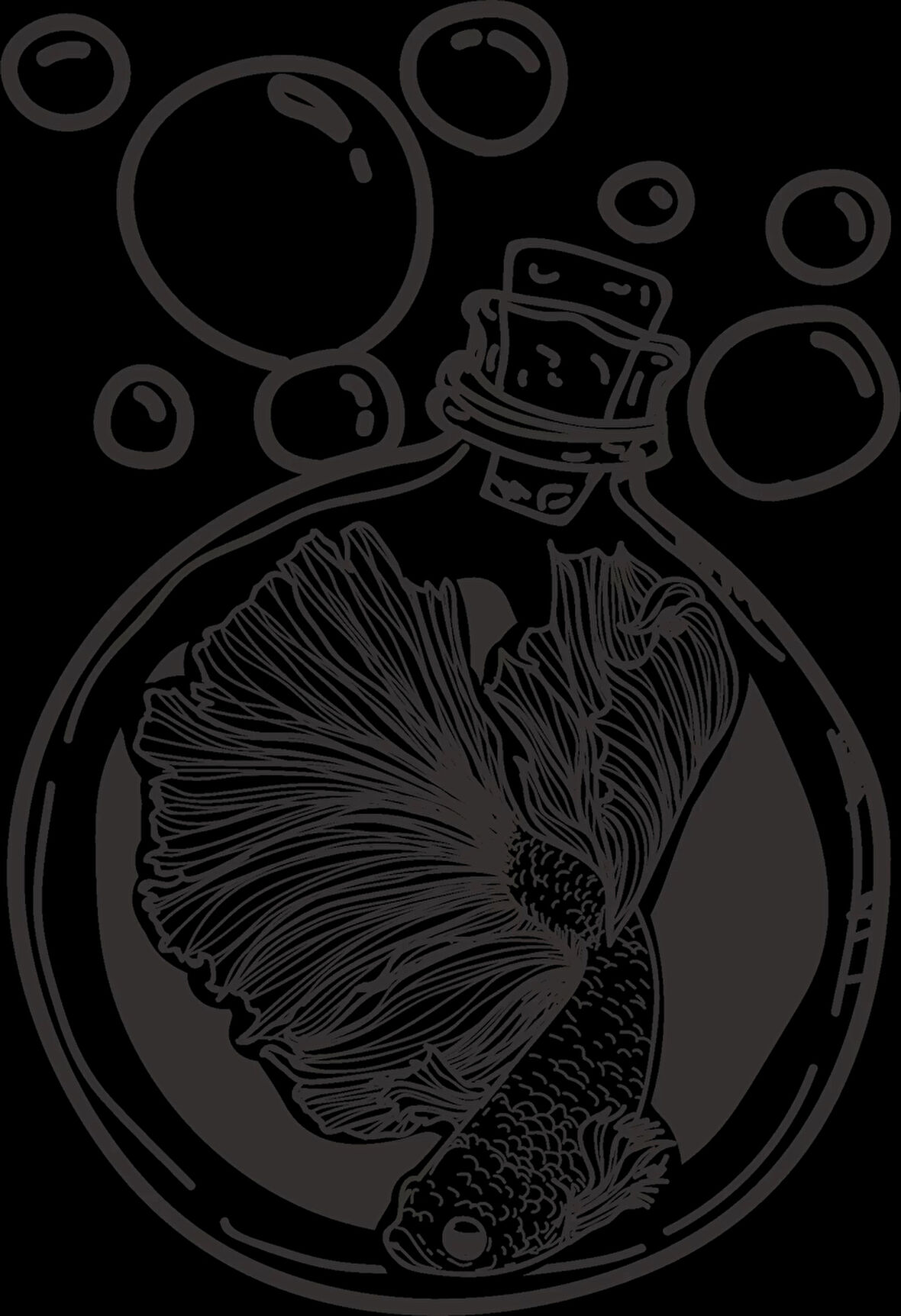 İksir Kelebek Sticker 10x10 cmRenkli Sticker