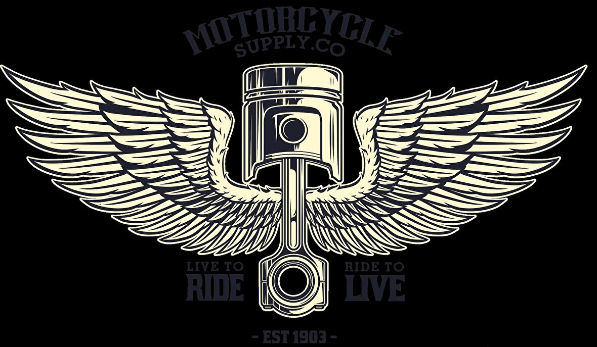 Kanatl? Motor Parçaları Sticker 10x10 cmRenkli Sticker