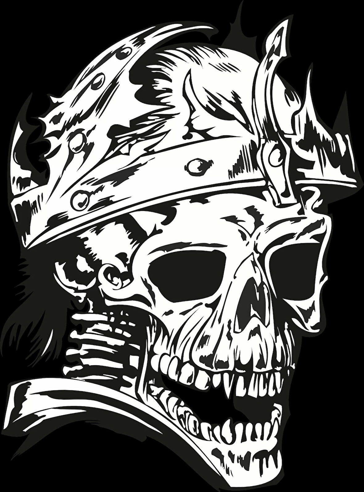 Taçlı Kuruakfa Sticker 26 10x10 cmRenkli Sticker