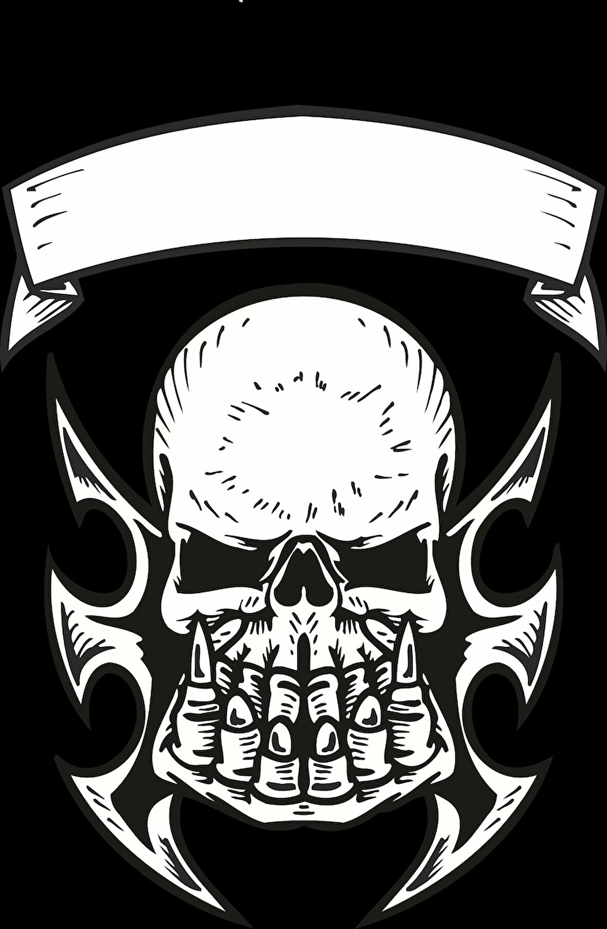 Kurukafa 29 Sticker 10x10 cmRenkli Sticker