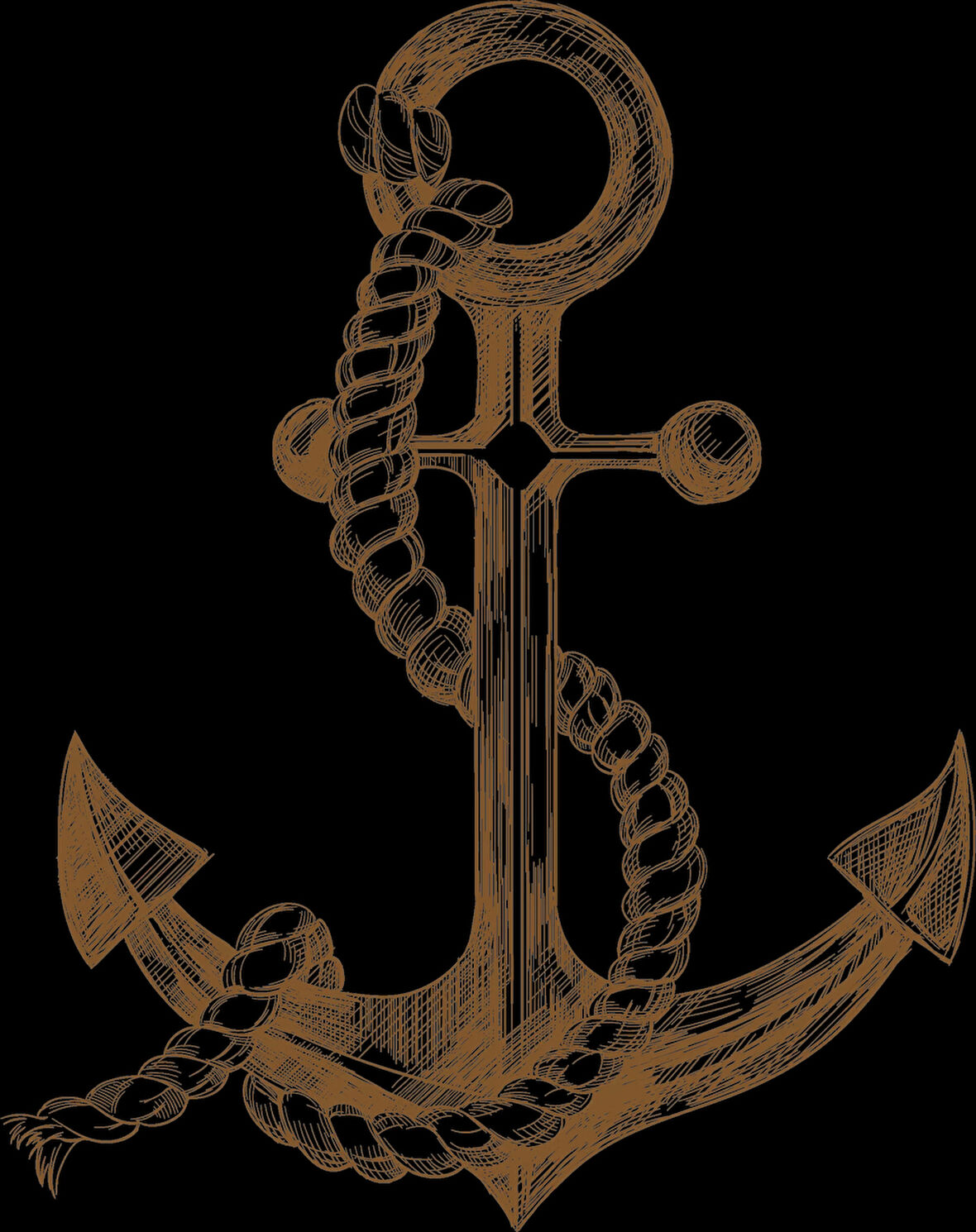 Çapa 3 Sticker 10x10 cmRenkli Sticker