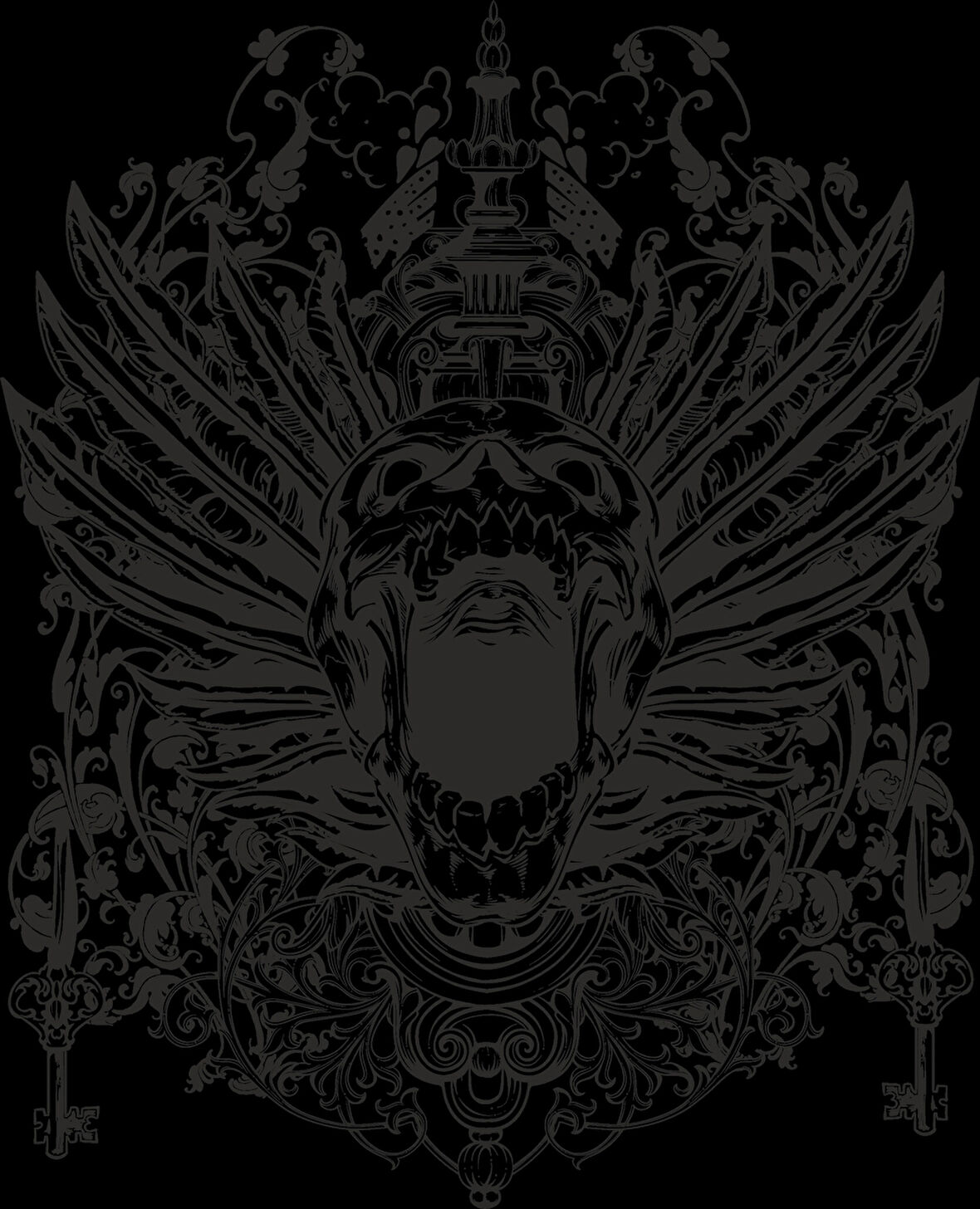 Kurukafa Sticker 7 10x10 cmRenkli Sticker