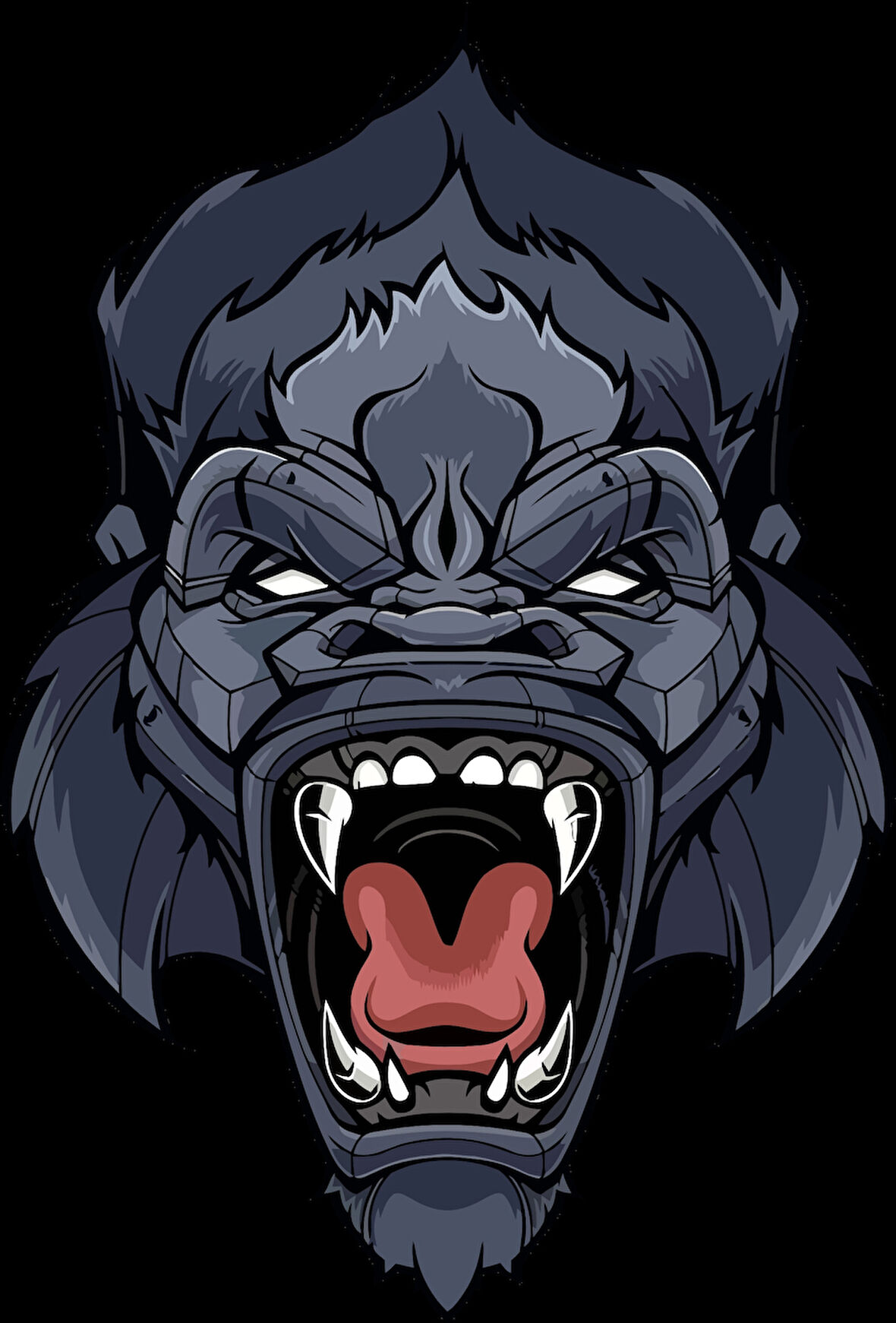 Maymun Sticker 10x10 cmRenkli Sticker