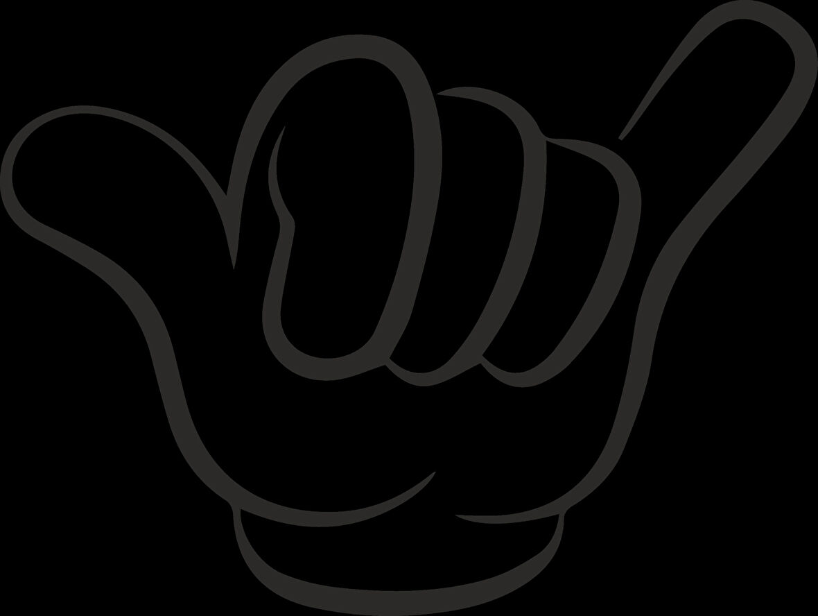 el işareti sticler 10x10 cmRenkli Sticker