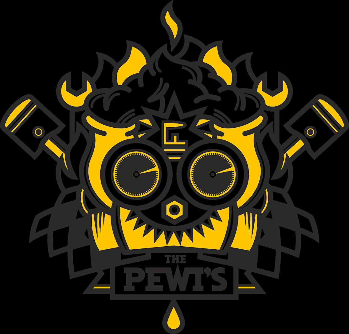 Cats Motor Sticker 10x10 cmRenkli Sticker