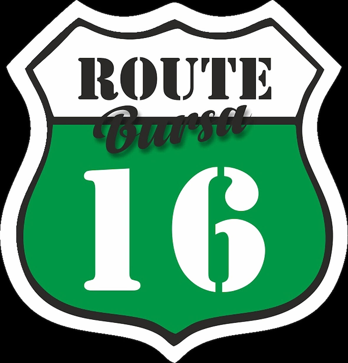 16 Bursa Sticker 10x10 cmRenkli Sticker