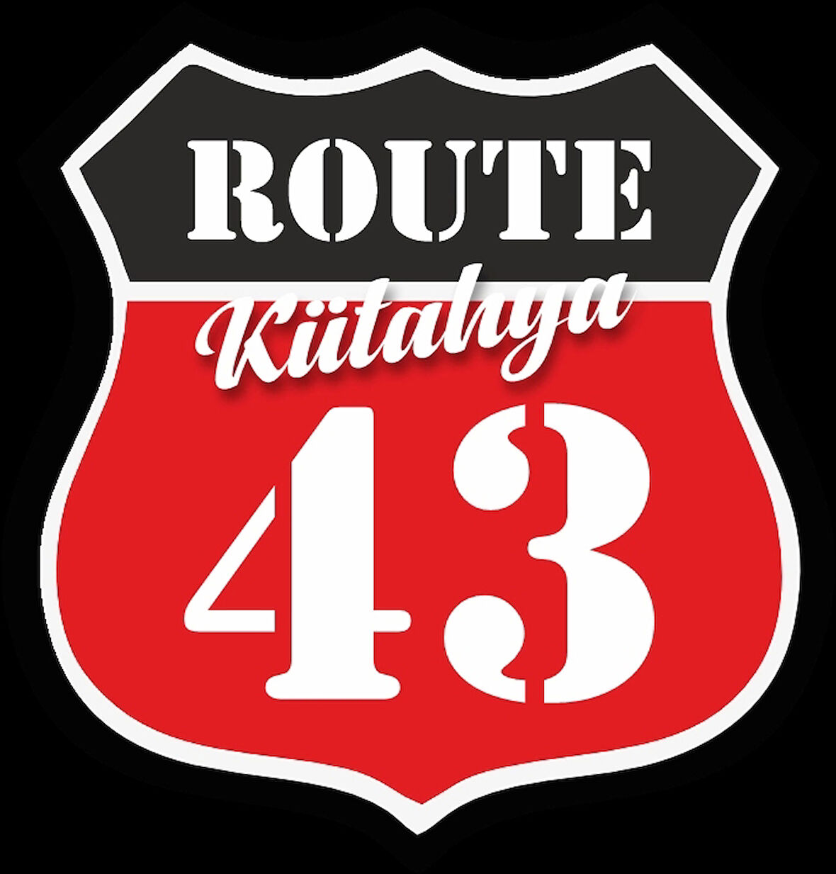 43 Kütahya Sticker 10x10 cmRenkli Sticker