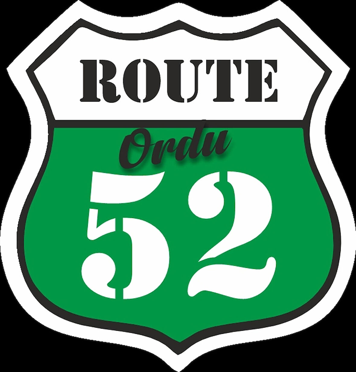 52 Ordu Sticker 10x10 cmRenkli Sticker