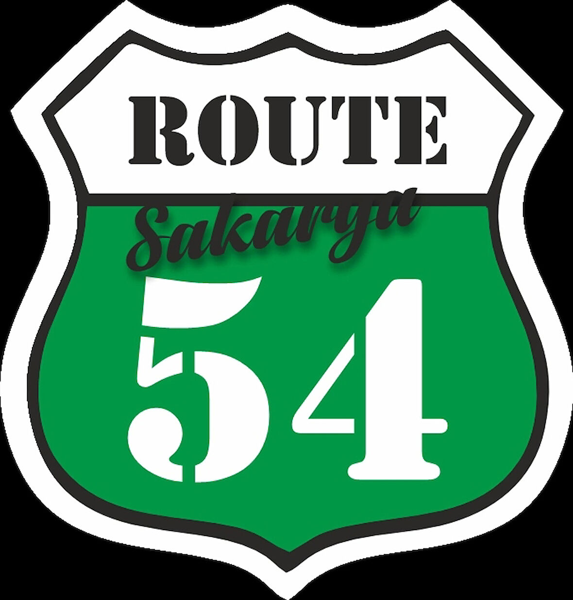 54 Sakarya Sticker 10x10 cmRenkli Sticker