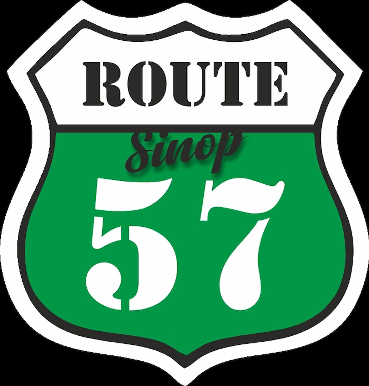 57 Sinop Sticker 10x10 cmRenkli Sticker