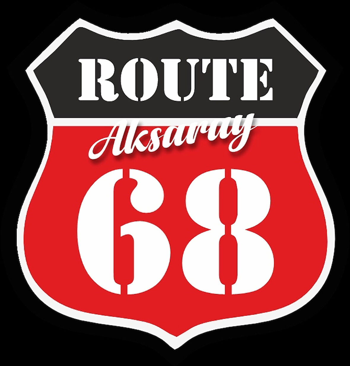 68 Aksaray Sticker 10x10 cmRenkli Sticker